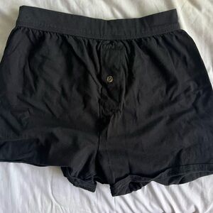 Hanes Men's Black Boxer Briefs